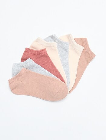 Lot de 7 paires de chaussettes invisibles