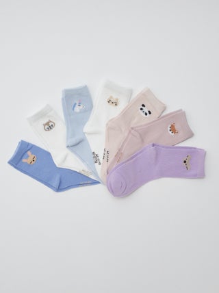 Lot de 7 paires de chaussettes mi-hauteur