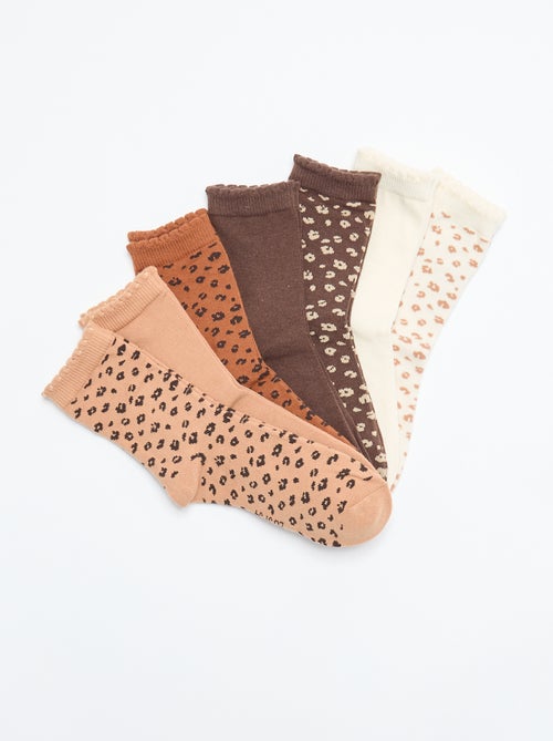 Lot de 7 paires de chaussettes mi-hauteur - Kiabi Lot de 7 paires de chaussettes mi-hauteur - Kiabi