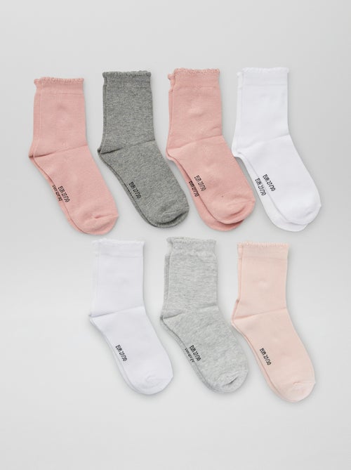Lot de 7 paires de chaussettes - Kiabi