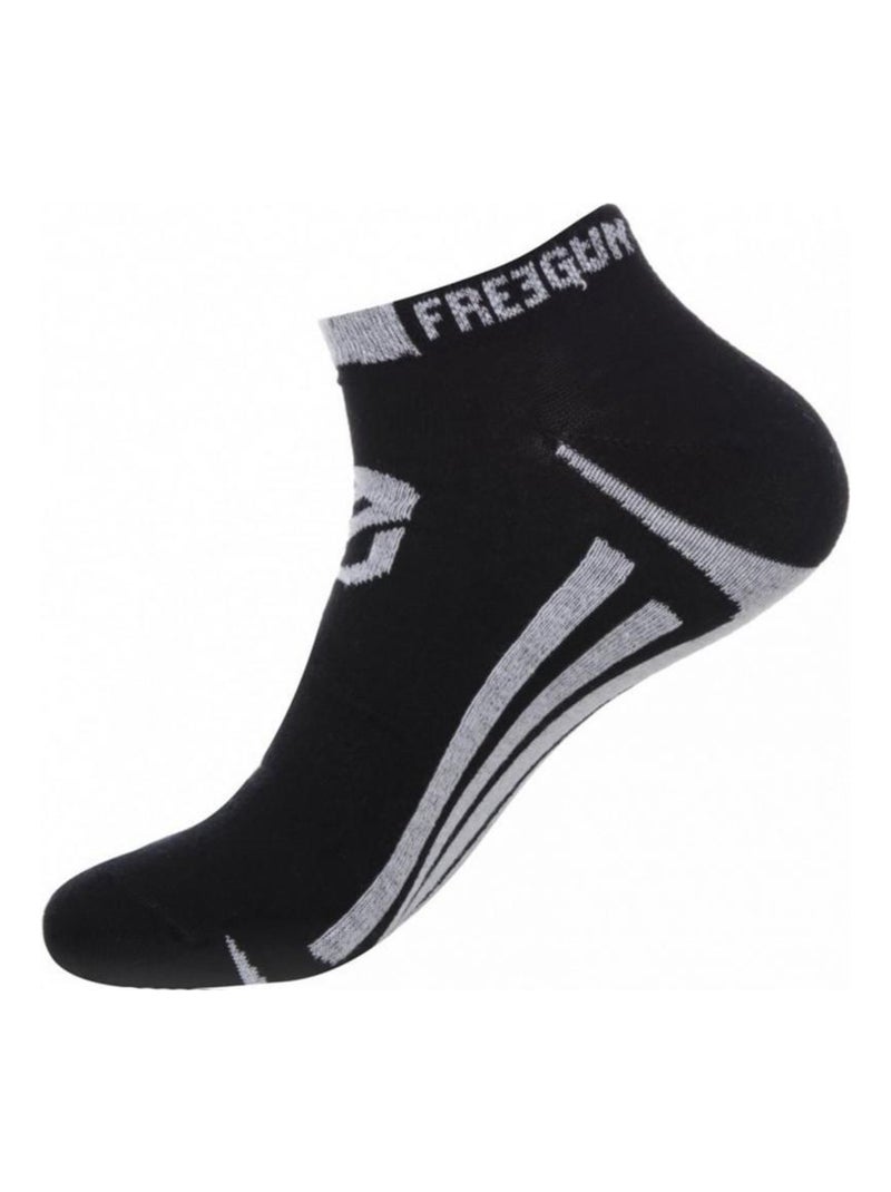 Lot de 7 Paires de Chaussettes Socquettes homme Freegun Noir - Kiabi