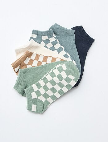 Lot de 7 paires de socquettes invisibles