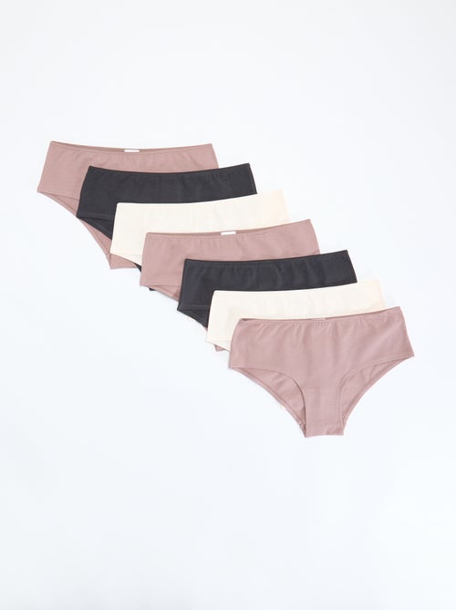 Lot de 7 shortys - Kiabi Lot de 7 shortys - Kiabi
