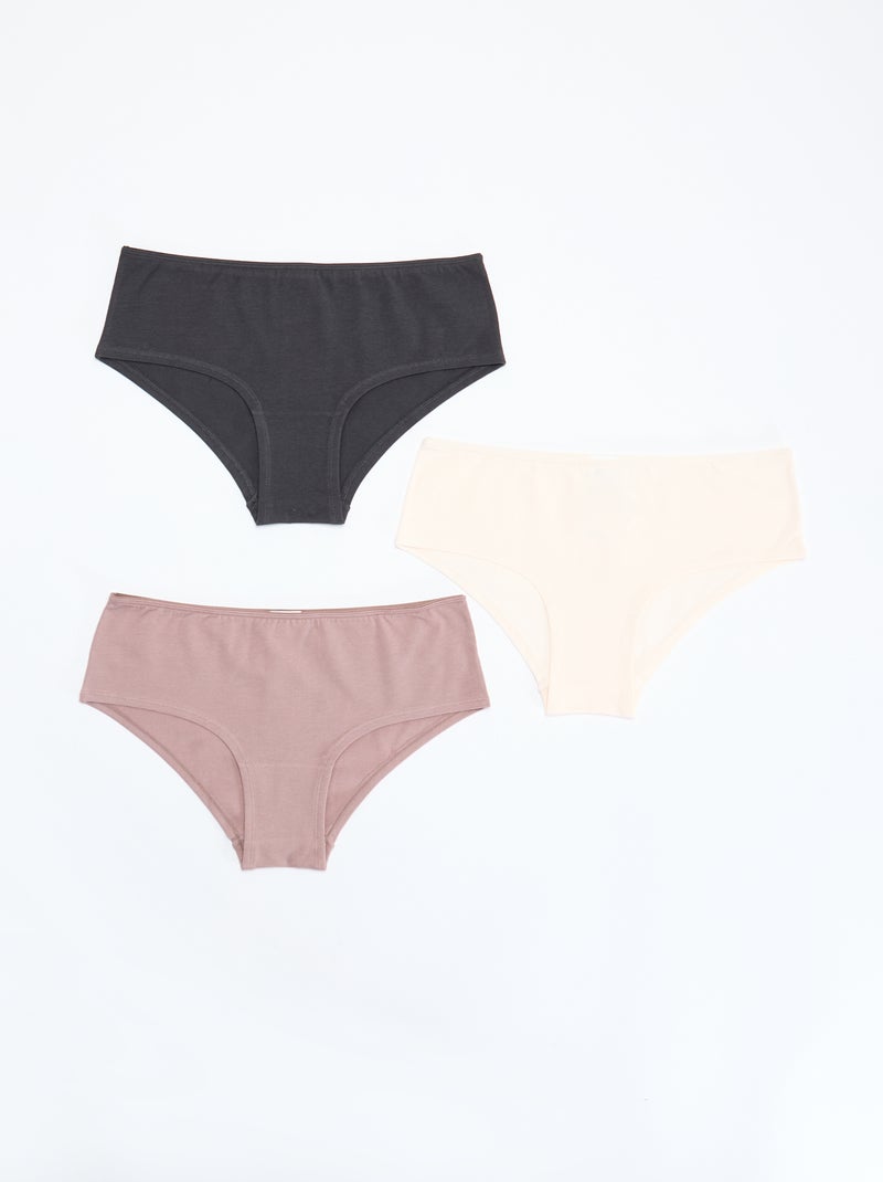 Lot de 7 shortys Rose - Kiabi