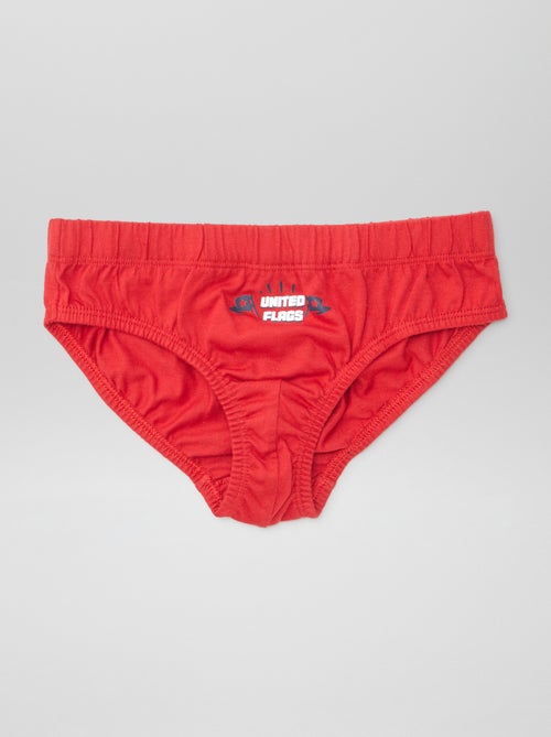 Lot de 7 slips à imprimés - Kiabi