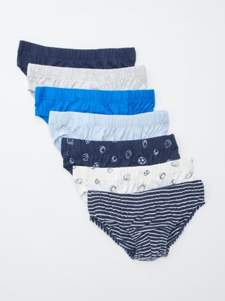 Lot de 7 slips à imprimés