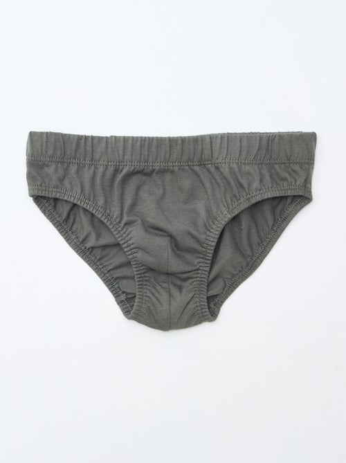 Lot de 7 slips à imprimés - Kiabi