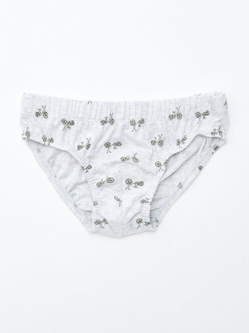 Lot de 7 slips à imprimés - Kiabi Lot de 7 slips à imprimés - Kiabi