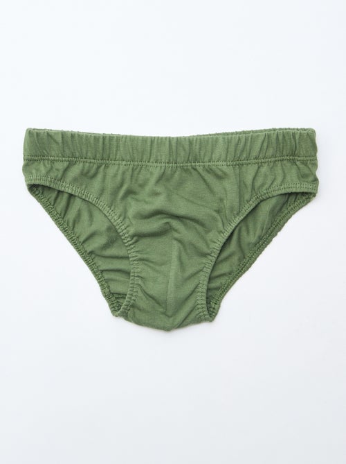 Lot de 7 slips à imprimés - Kiabi Lot de 7 slips à imprimés - Kiabi