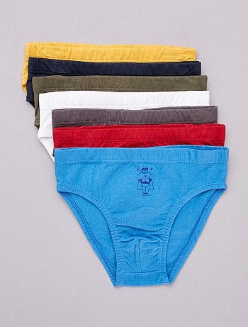 Lot de 7 slips 'robots'