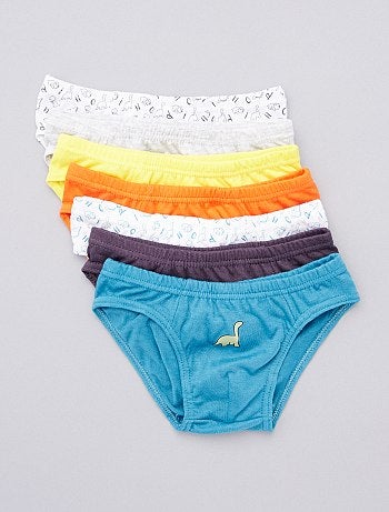Lot de 7 slips semainier 'dinosaures'