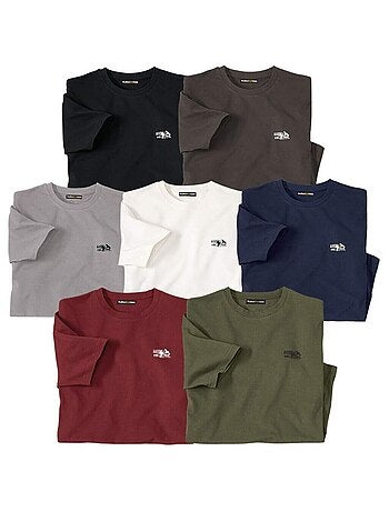 Lot de 7 Tee-Shirt Atlas ® - ATLAS FOR MEN