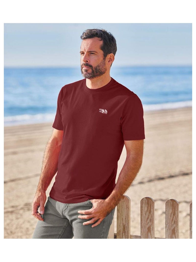 Lot de 7 Tee-Shirt Atlas ®  - ATLAS FOR MEN Blanc Bleu Gris - Kiabi