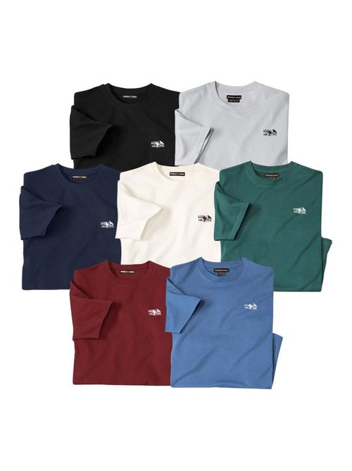 Lot de 7 Tee-Shirt Atlas ®  - ATLAS FOR MEN - Kiabi