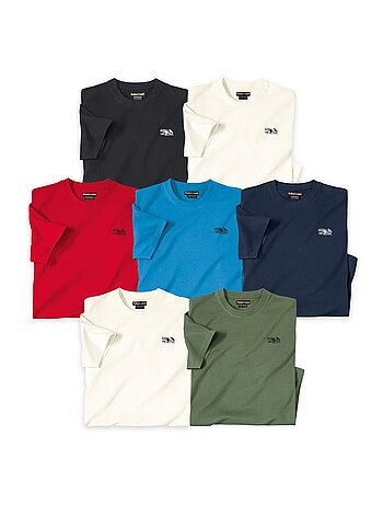 Lot de 7 Tee-Shirt Atlas ® - ATLAS FOR MEN