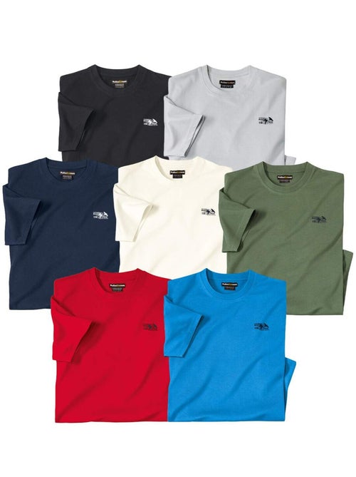 Lot de 7 Tee-Shirts Atlas ®  - ATLAS FOR MEN - Kiabi