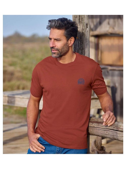 Lot de 7 Tee-Shirts en Coton Aventure  - ATLAS FOR MEN - Kiabi