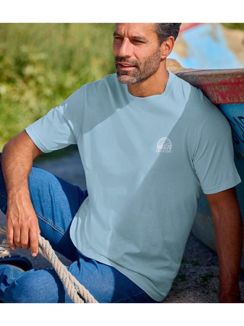Lot de 7 Tee-Shirts en Coton Aventure  - ATLAS FOR MEN - Kiabi