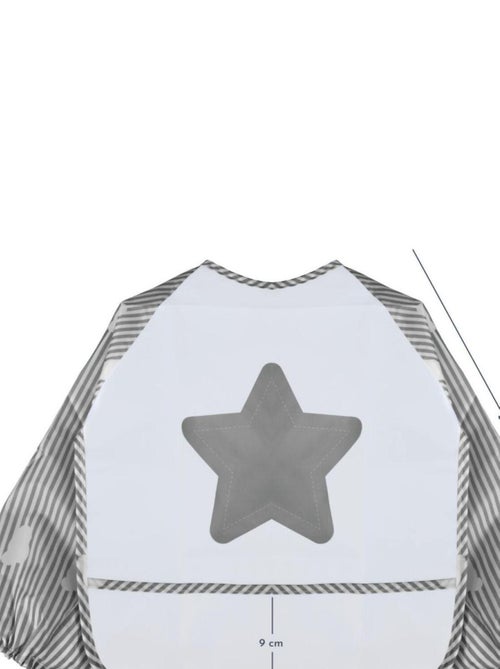Lot de 8 bavoirs pour bébé imperméables - Manches longues - Monsieur Bébé - Kiabi