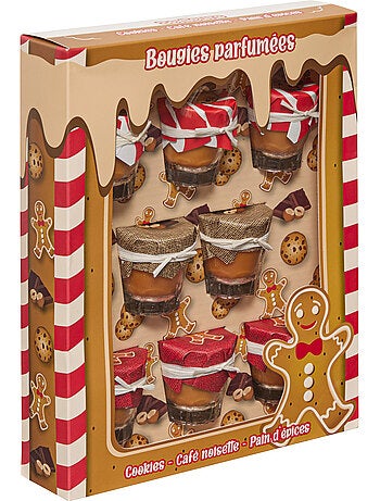 Lot de 8 bougies parfumées 320g Gourmandise