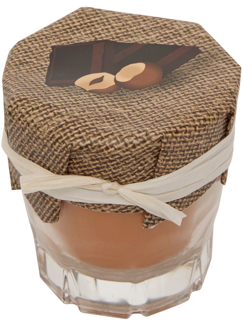 Lot de 8 bougies parfumées 320g Gourmandise Marron caramel - Kiabi