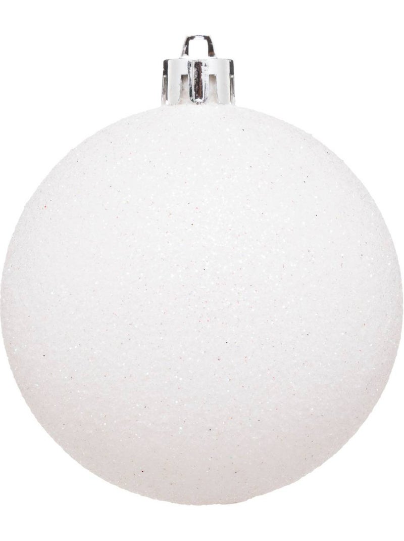 Lot de 8 boules de noël d.7 cm Argent - Kiabi