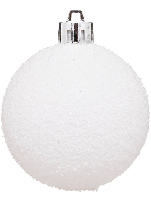 Lot de 8 boules de noël d.7 cm - Kiabi