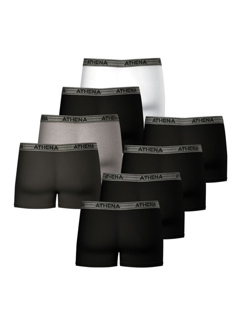 Lot de 8 boxers Basic Coton Ecopack homme Athena - Kiabi