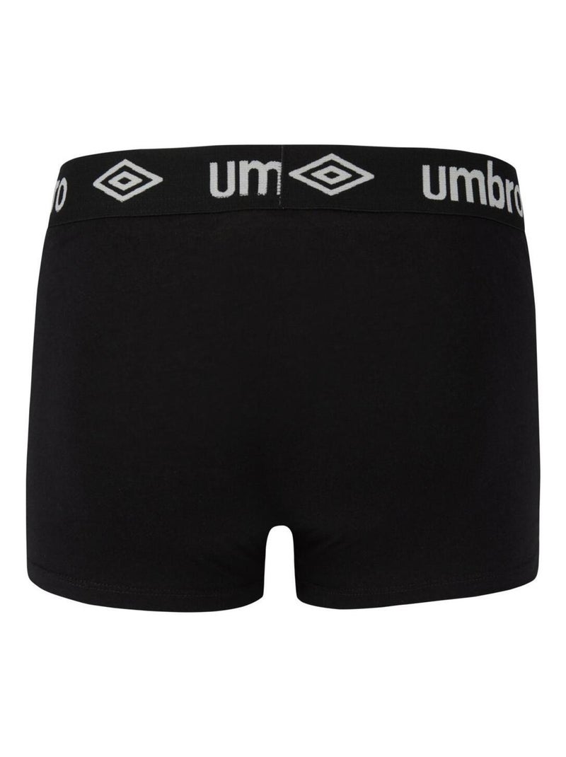 Lot de 8 Boxers coton homme uni Umbro Noir - Kiabi