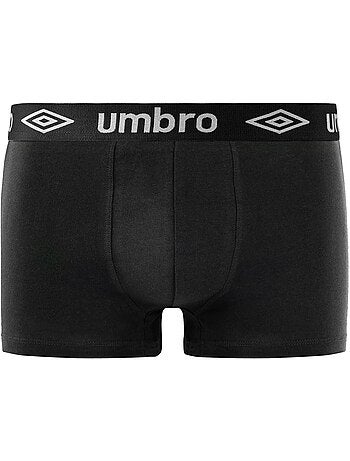 Lot de 8 Boxers coton homme uni Umbro