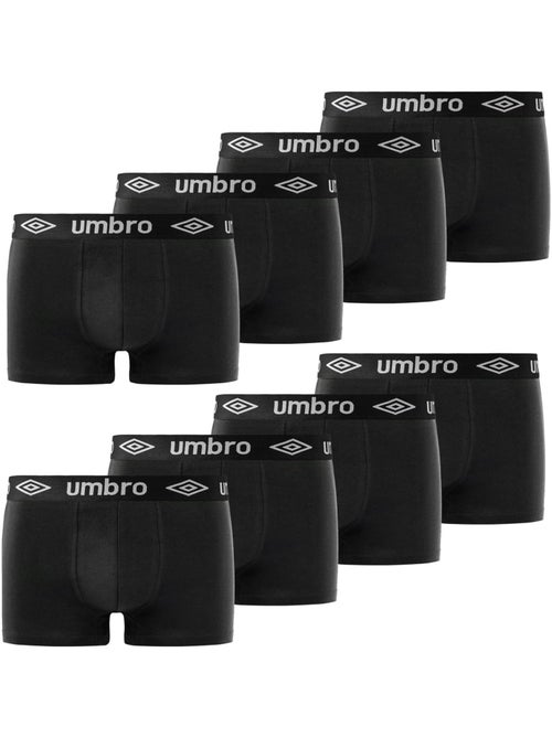 Lot de 8 Boxers coton homme uni Umbro - Kiabi