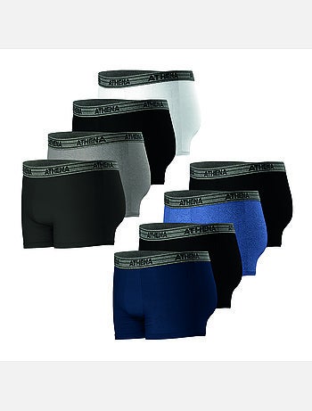 Lot de 8 boxers homme Basic Coton Athena