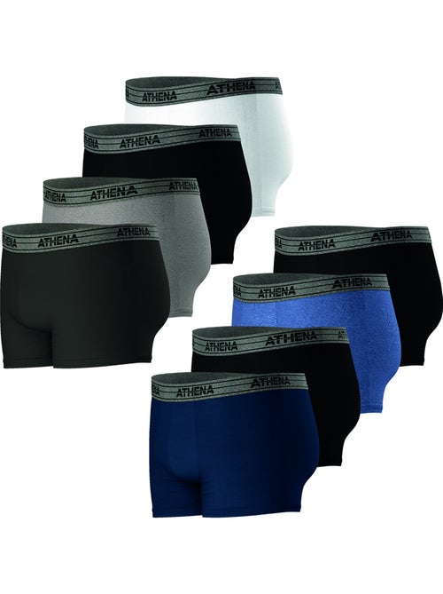 Lot de 8 boxers homme Basic Coton Athena - Kiabi