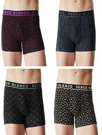 Lot de 8 boxers homme Casual Serge Blanco Serge Blanco