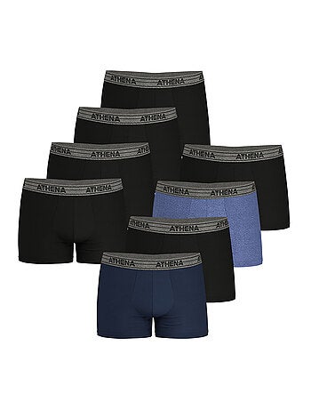 Lot de 8 boxers homme Basic Coton Athena