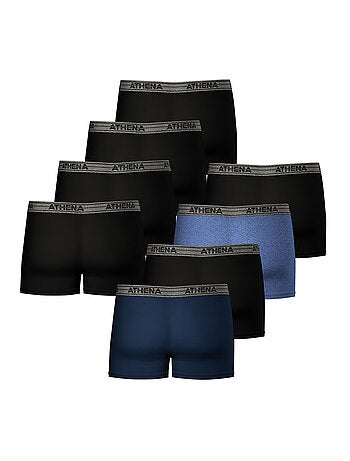 Lot de 8 boxers homme Basic Coton Athena