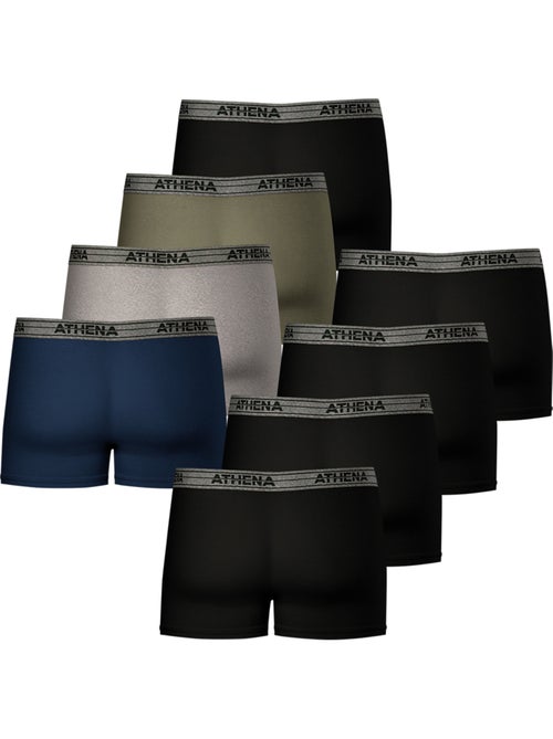 Lot de 8 boxers homme Ecopack Basic Coton Athena - Kiabi