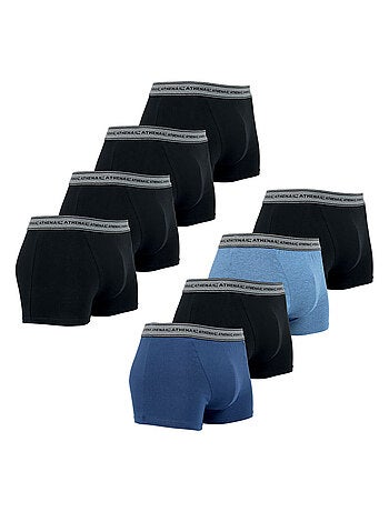 Lot de 8 boxers homme Basic Coton Athena