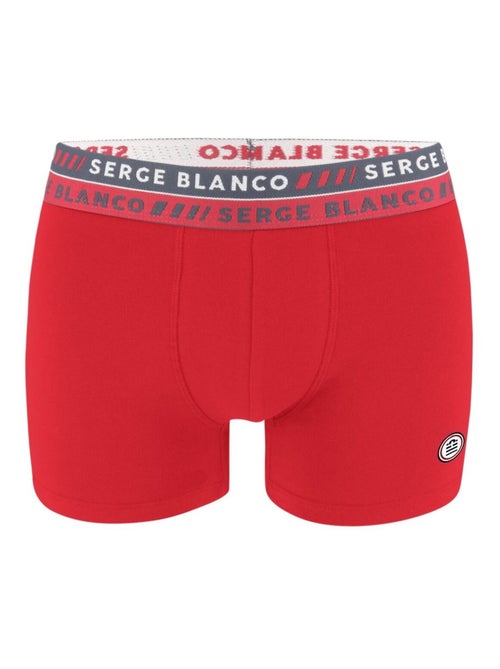 Lot de 8 boxers homme en coton Serge Blanco - Kiabi