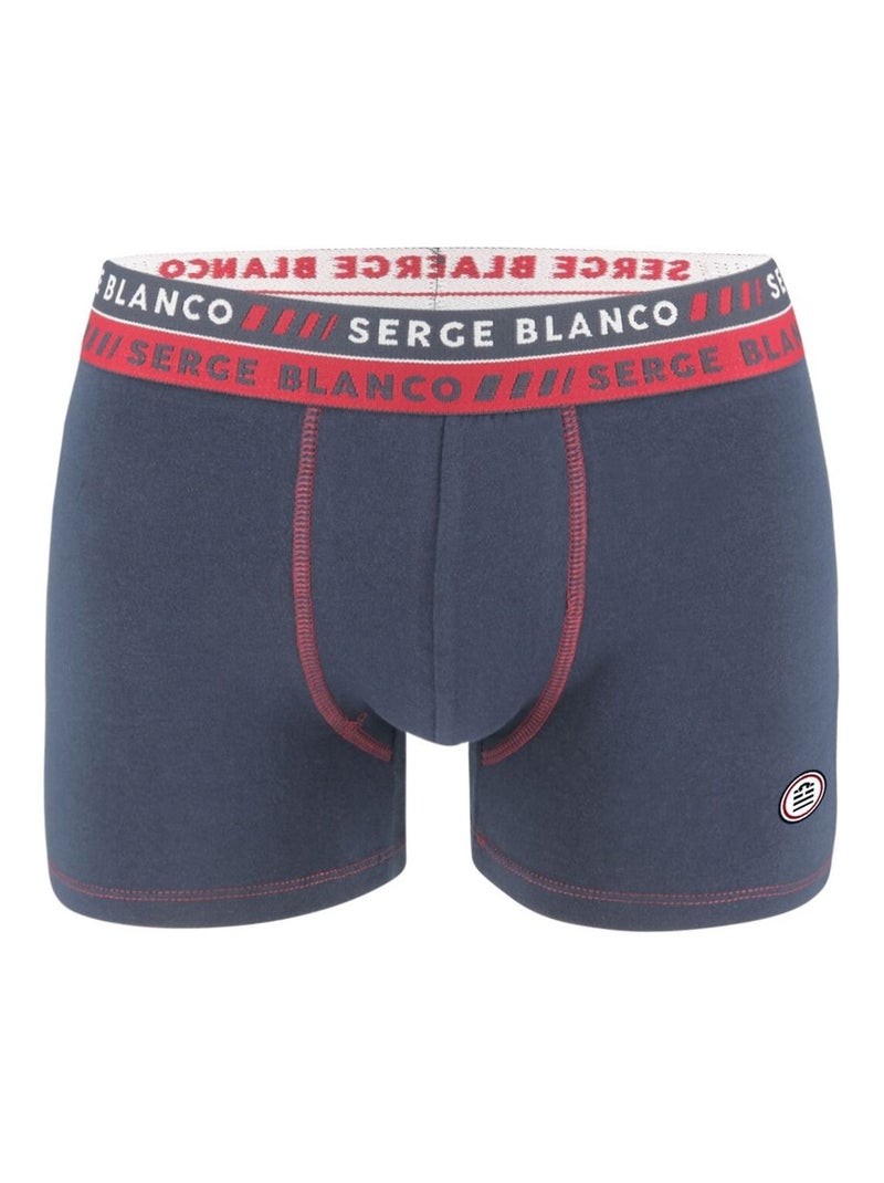 Lot de 8 boxers homme en coton Serge Blanco Gris - Kiabi