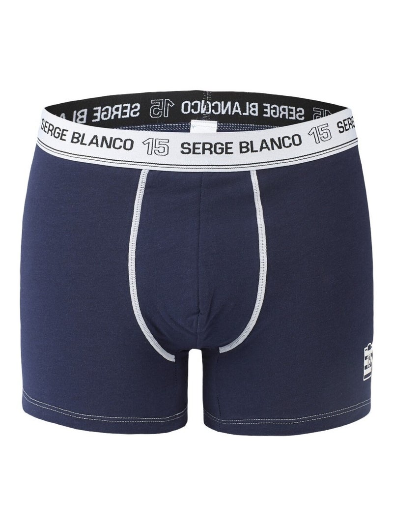 Lot de 8 boxers homme en coton Serge Blanco Gris - Kiabi