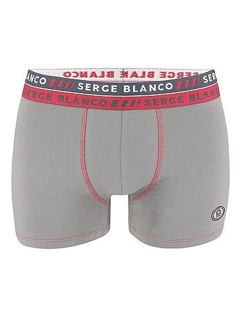 Lot de 8 boxers homme en coton Serge Blanco