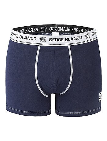 Lot de 8 boxers homme en coton Serge Blanco