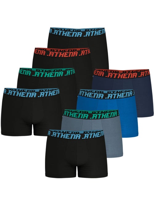 Lot de 8 boxers homme My Petit Prix Athena - Kiabi