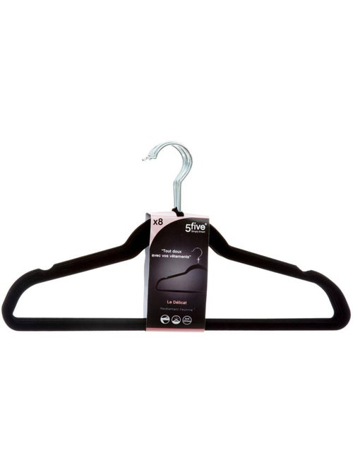 Lot de 8 cintres en feutrine hang'up - Kiabi