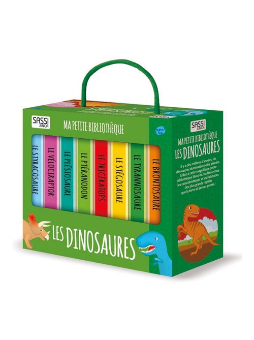 Lot de 8 Livres - Ma petite bibliothèque - Les dinosaures Sassi Junior - Kiabi