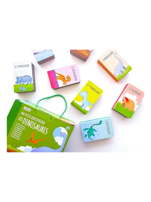 Lot de 8 Livres - Ma petite bibliothèque - Les dinosaures Sassi Junior - Kiabi