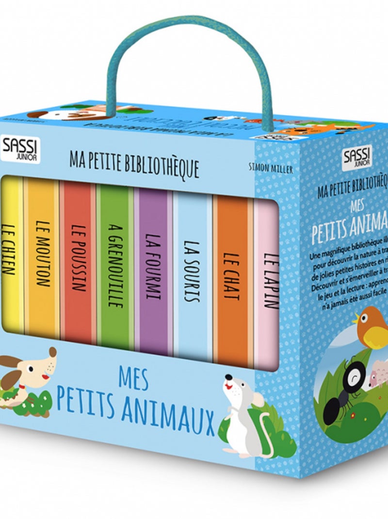 Lot de 8 Livres - Ma petite bibliothèque - Mes petits animaux Sassi Junior N/A - Kiabi