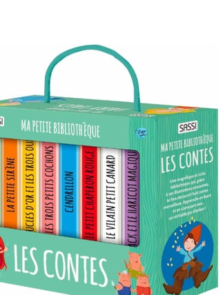 Lot de 8 livres - Ma petite bibliothèque, Les contes Sassi Junior