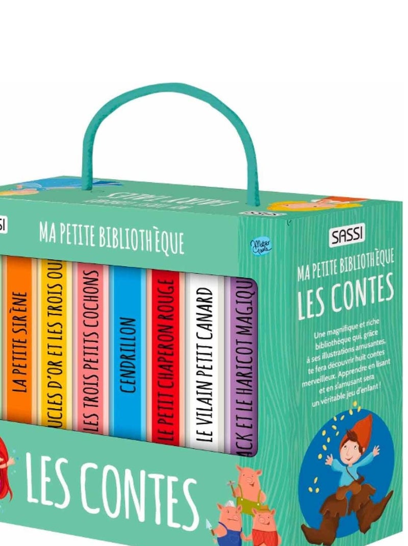 Lot de 8 livres - Ma petite bibliothèque, Les contes Sassi Junior N/A - Kiabi